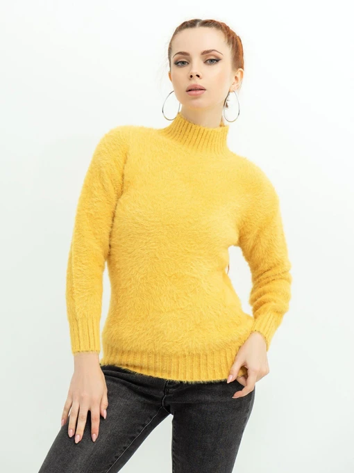 Свитры и кардиганы ISSA Plus модель WN20-376_yellow Фото