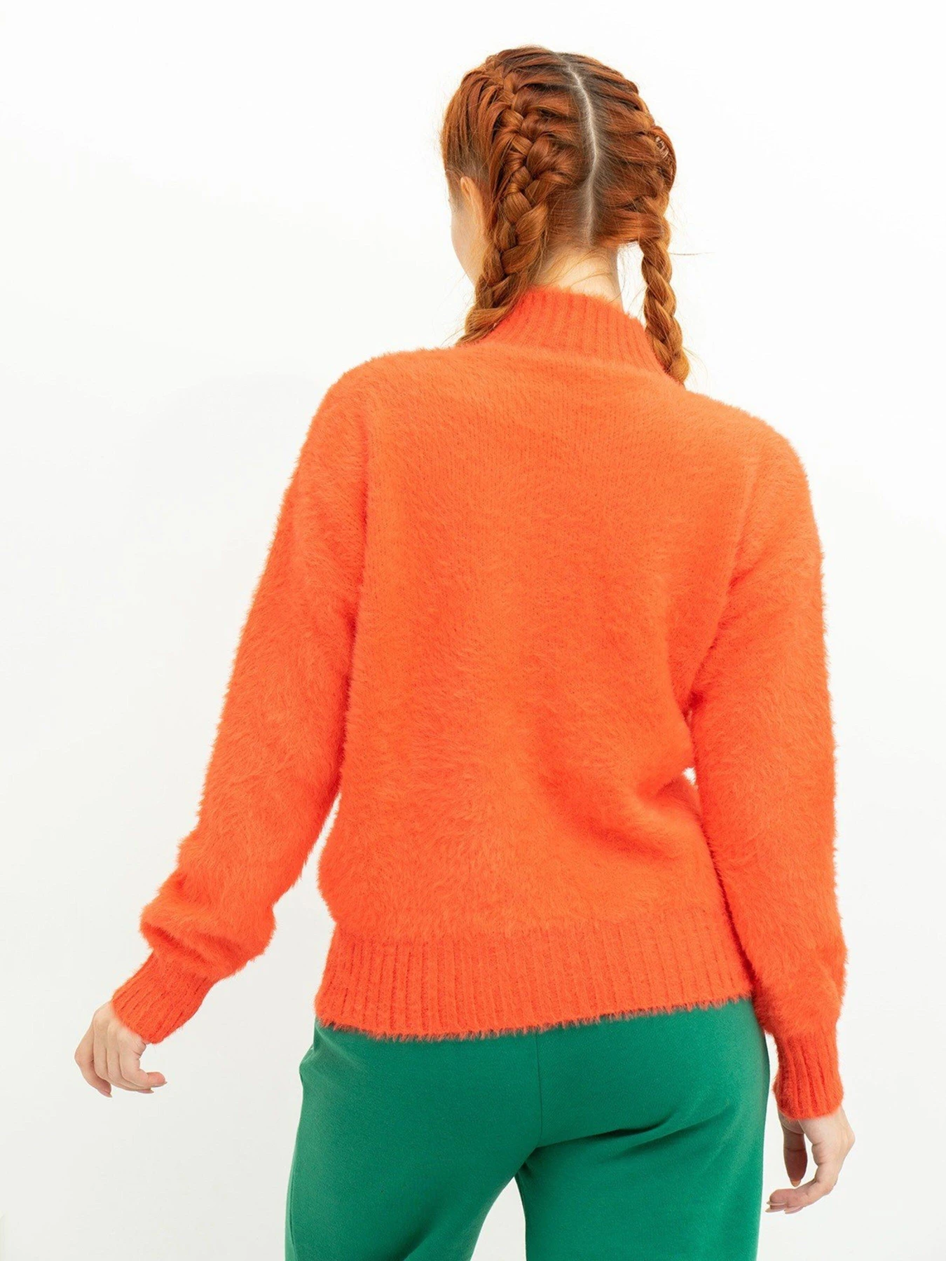 Светри та кардигани ISSA Plus модель WN20-376_orange Светри та кардигани ISSA Plus модель WN20-376_orange Фото