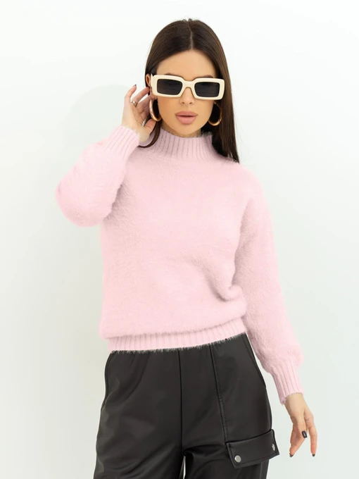 Свитры и кардиганы ISSA Plus модель WN20-376_lightlilac Фото
