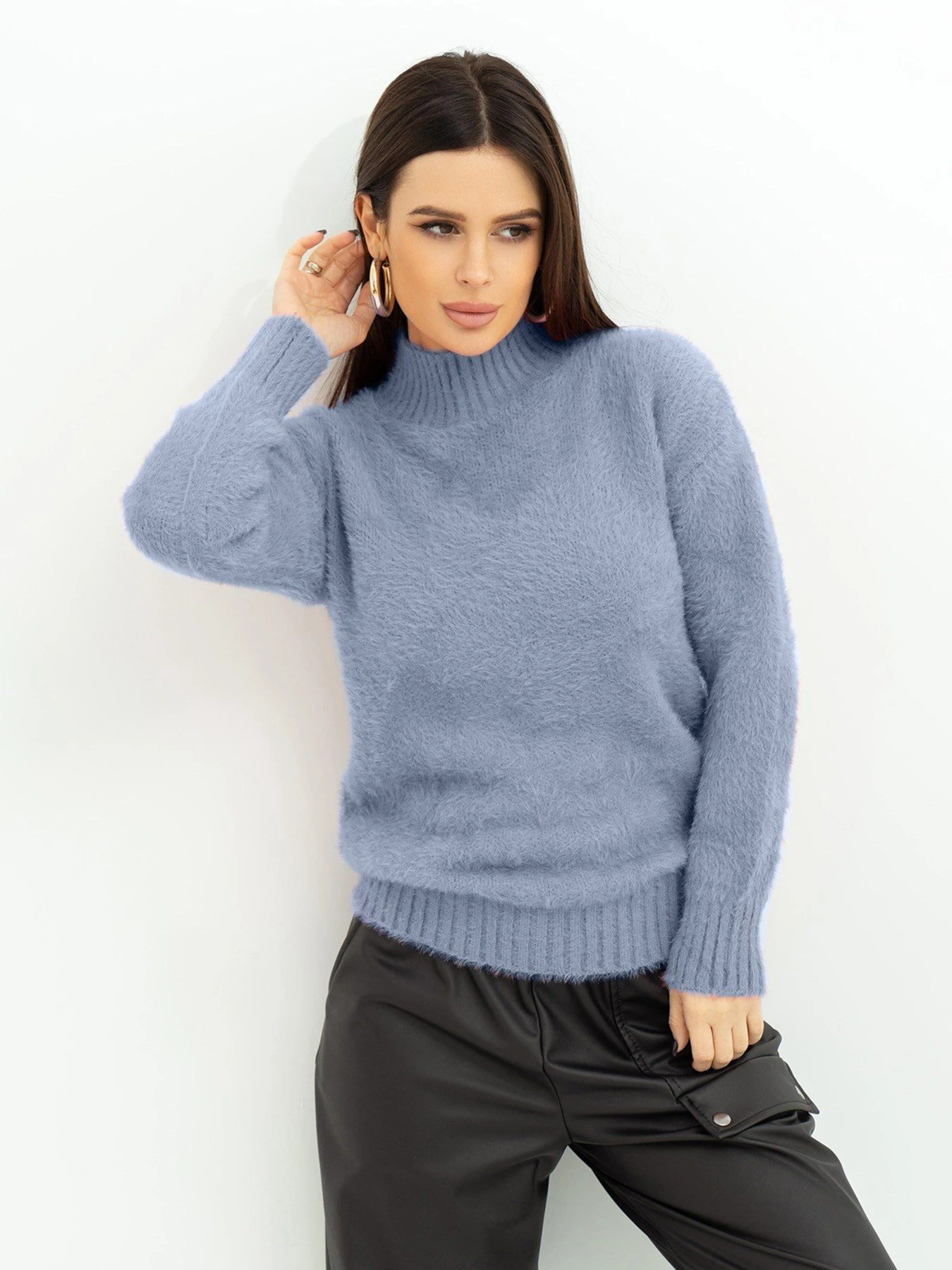 Светри та кардигани ISSA Plus модель WN20-376_blue Фото