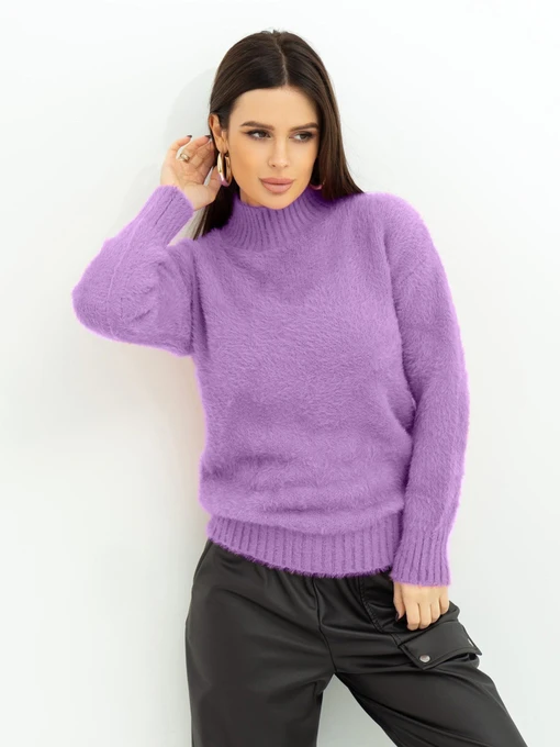 Свитры и кардиганы ISSA Plus модель WN20-376_lilac Фото