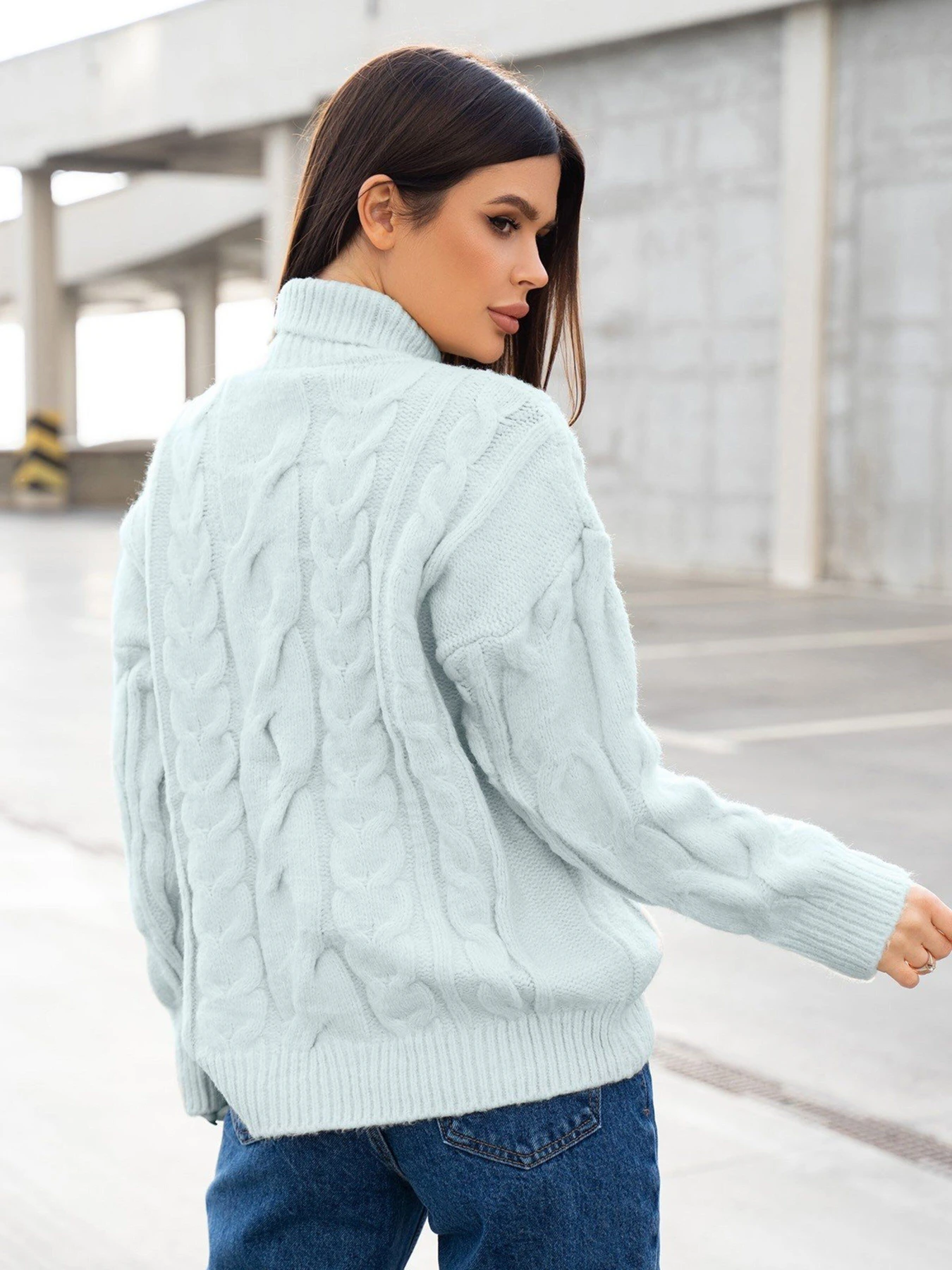 Свитры и кардиганы ISSA Plus модель WN20-378_blue Фото