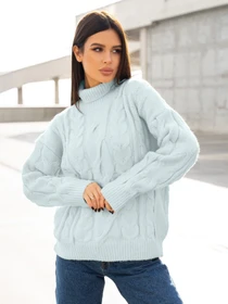 Свитры и кардиганы ISSA Plus модель WN20-378_blue Фото