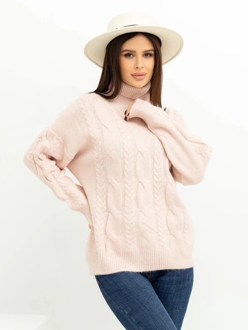 Свитры и кардиганы ISSA Plus модель WN20-379_pink Фото