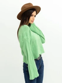 Светри та кардигани ISSA Plus модель WN20-381_lightgreen Фото