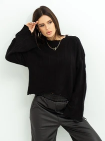 Светри та кардигани ISSA Plus модель WN20-381_black Фото