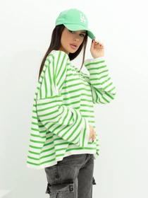 Светри та кардигани ISSA Plus модель WN20-385_whitegreen Фото