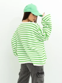 Светри та кардигани ISSA Plus модель WN20-385_whitegreen Фото