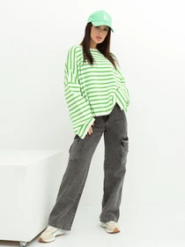 Светри та кардигани ISSA Plus модель WN20-385_whitegreen Фото