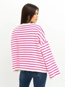Светри та кардигани ISSA Plus модель WN20-385_whitecrimson Фото
