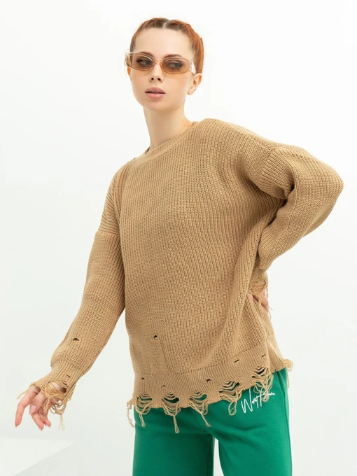 Свитры и кардиганы ISSA Plus модель WN20-387_beige Фото