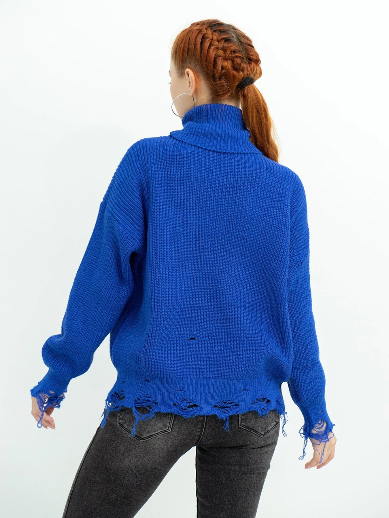 Светри та кардигани ISSA Plus модель WN20-388_blue Светри та кардигани ISSA Plus модель WN20-388_blue Фото