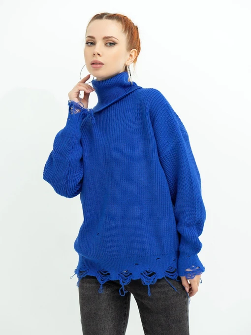Свитры и кардиганы ISSA Plus модель WN20-388_blue Фото
