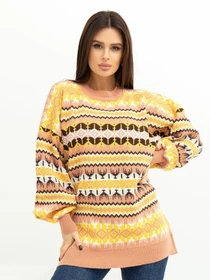 Светри та кардигани ISSA Plus модель WN20-389_brown Фото