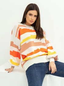 Светри та кардигани ISSA Plus модель WN20-390_whiteyellow Фото