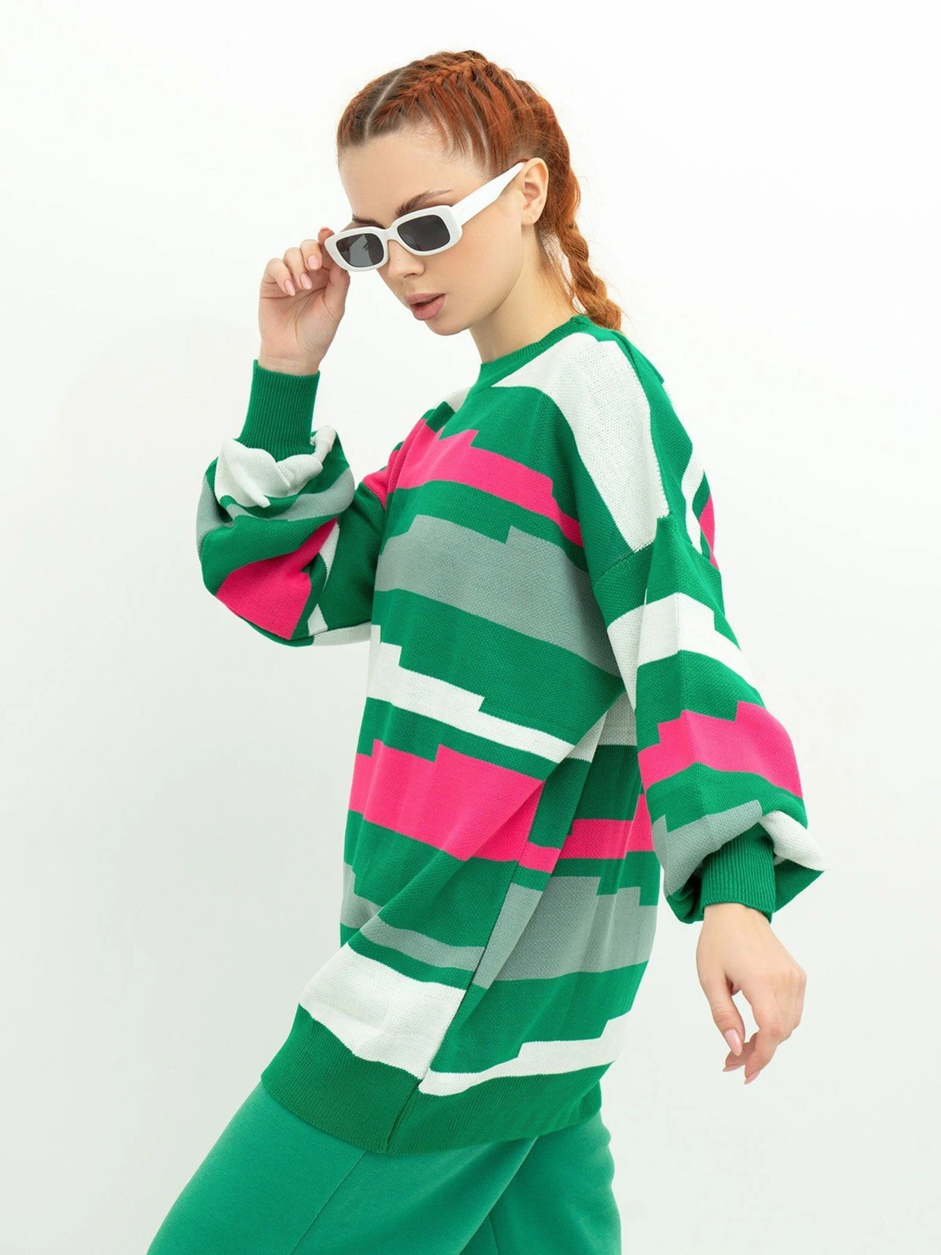 Светри та кардигани ISSA Plus модель WN20-390_green Фото