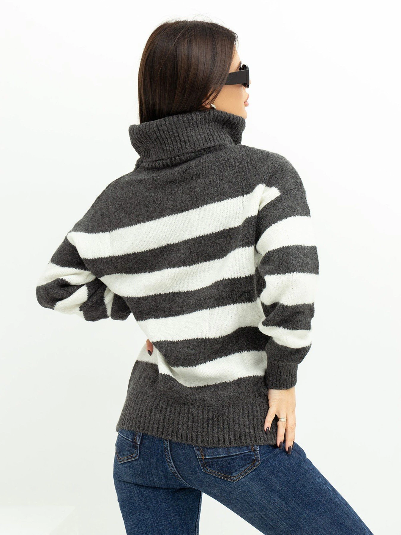 Свитры и кардиганы ISSA Plus модель WN20-391_grey Фото