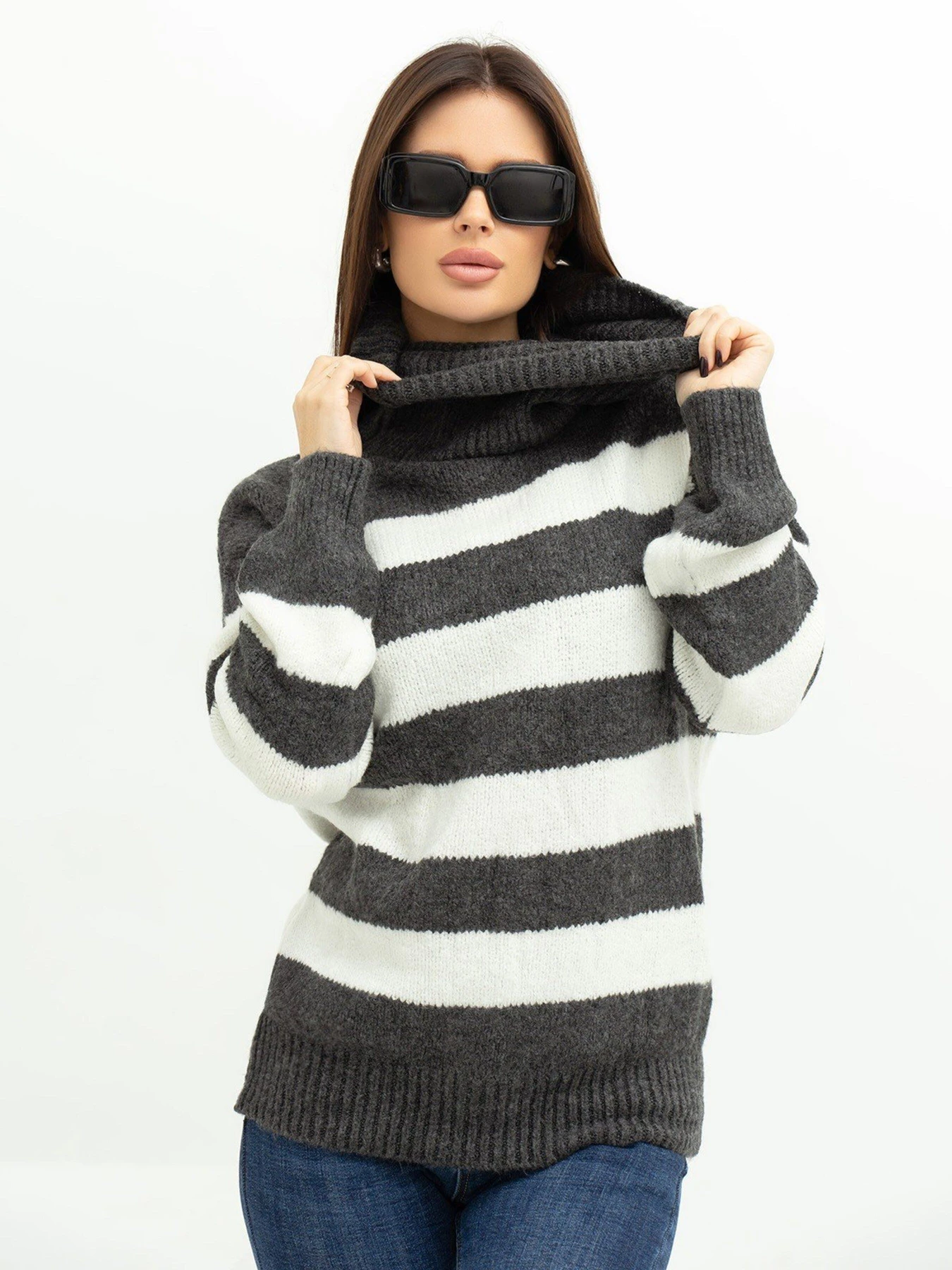 Свитры и кардиганы ISSA Plus модель WN20-391_grey Фото
