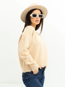 Светри та кардигани ISSA Plus модель WN20-392_beige Фото