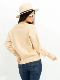 Светри та кардигани ISSA Plus модель WN20-392_beige Фото
