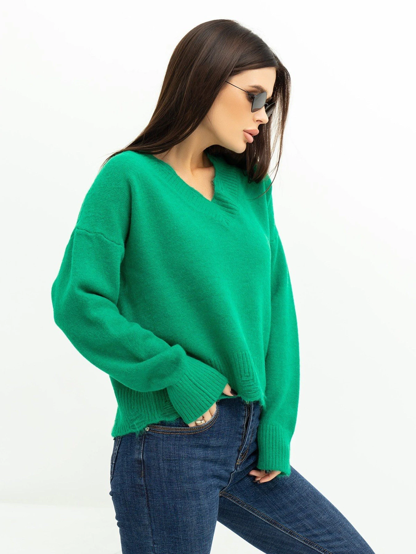 Светри та кардигани ISSA Plus модель WN20-392_green Фото