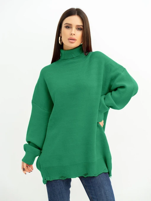 Свитры и кардиганы ISSA Plus модель WN20-394_green Фото