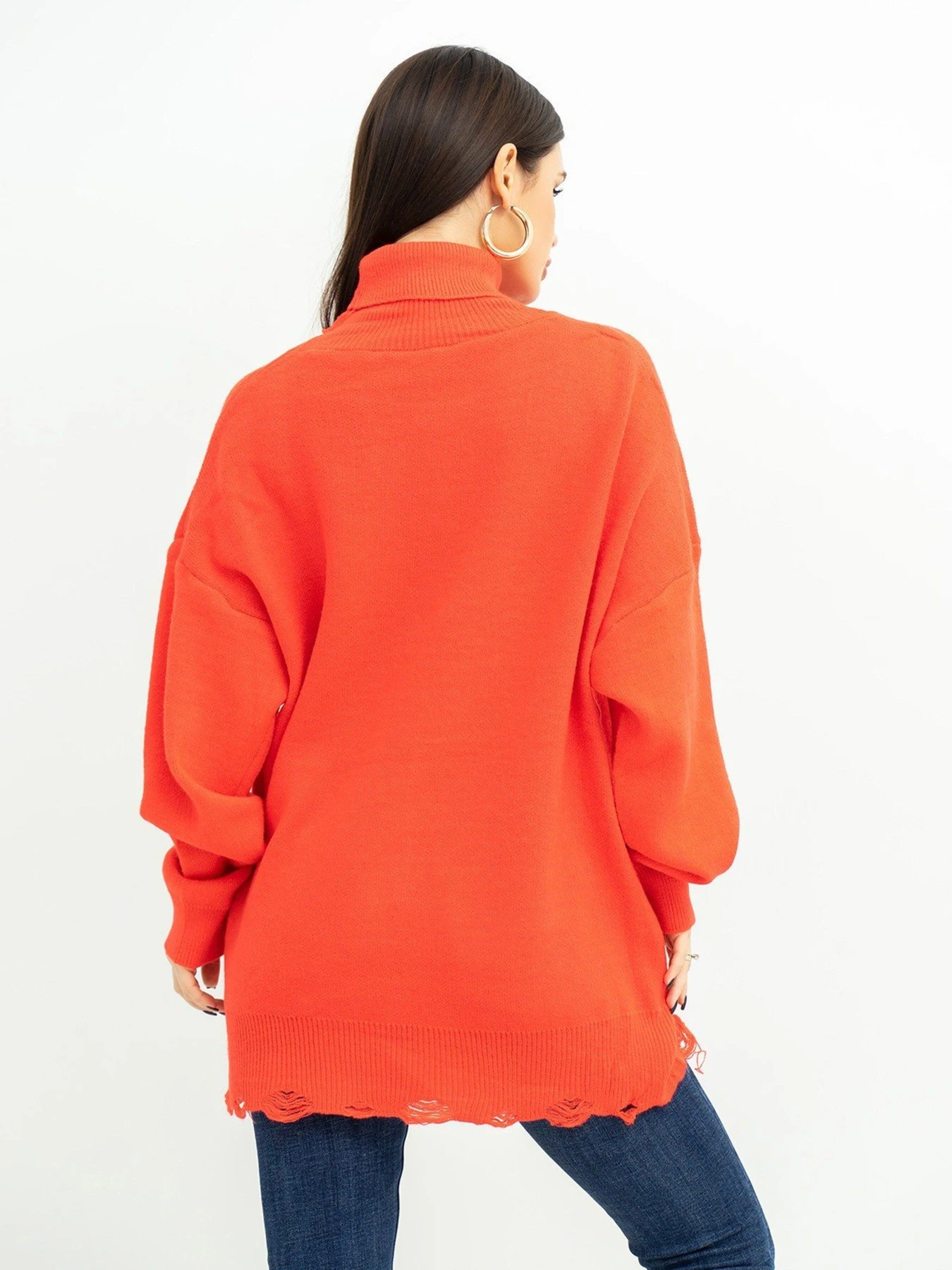 Светри та кардигани ISSA Plus модель WN20-394_orange Светри та кардигани ISSA Plus модель WN20-394_orange Фото