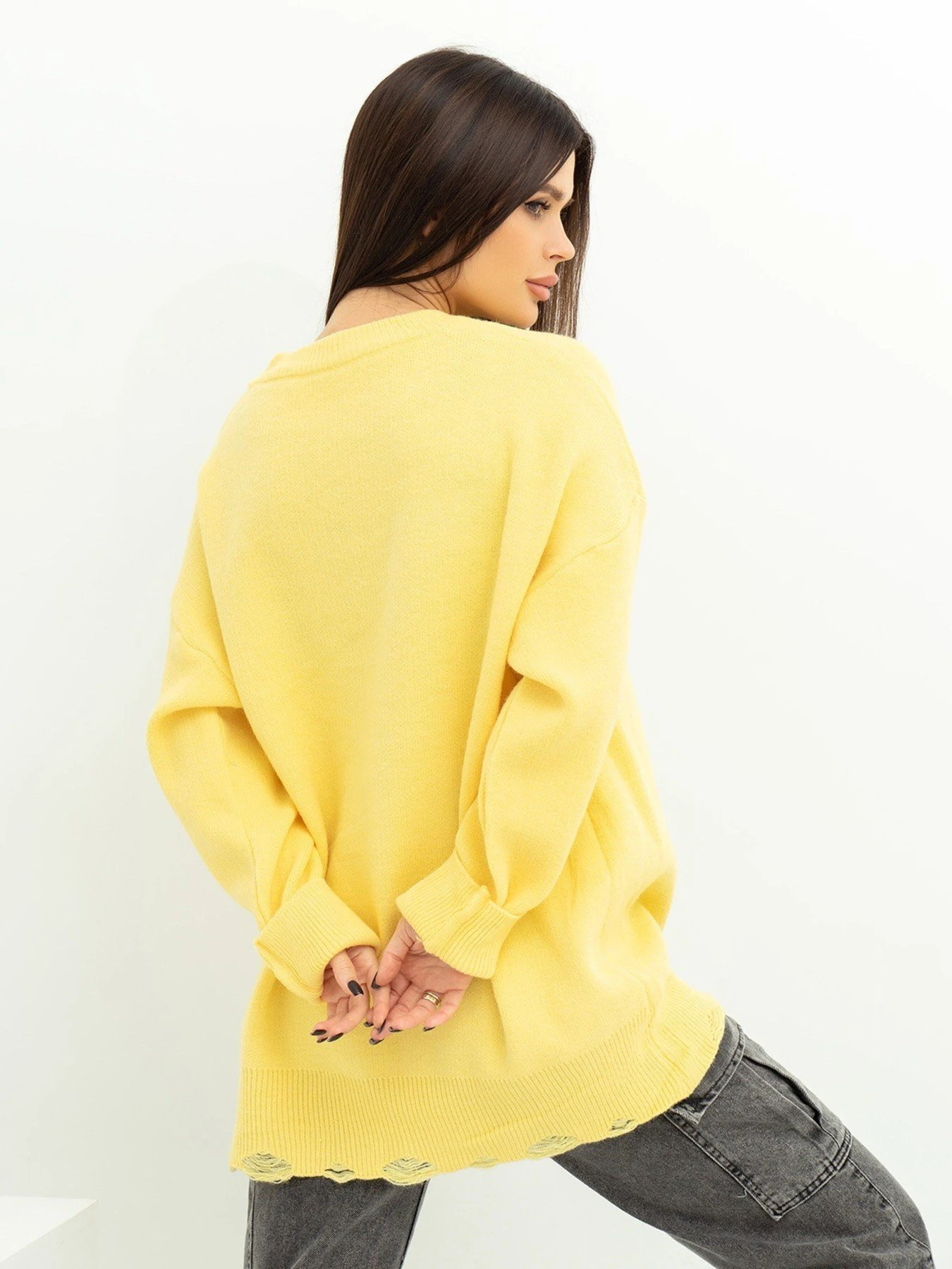 Светри та кардигани ISSA Plus модель WN20-395_yellow Фото