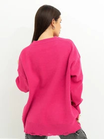 Светри та кардигани ISSA Plus модель WN20-395_raspberry Фото