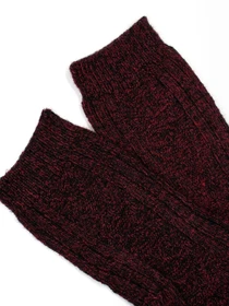 Носки и гольфы ISSA Plus модель NS-177_burgundy Фото
