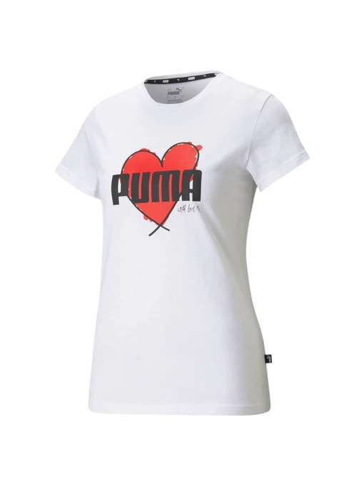 Футболки і поло PUMA Heart Tee модель 587897 Фото