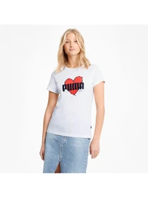 Футболки і поло PUMA Heart Tee модель 587897 Фото