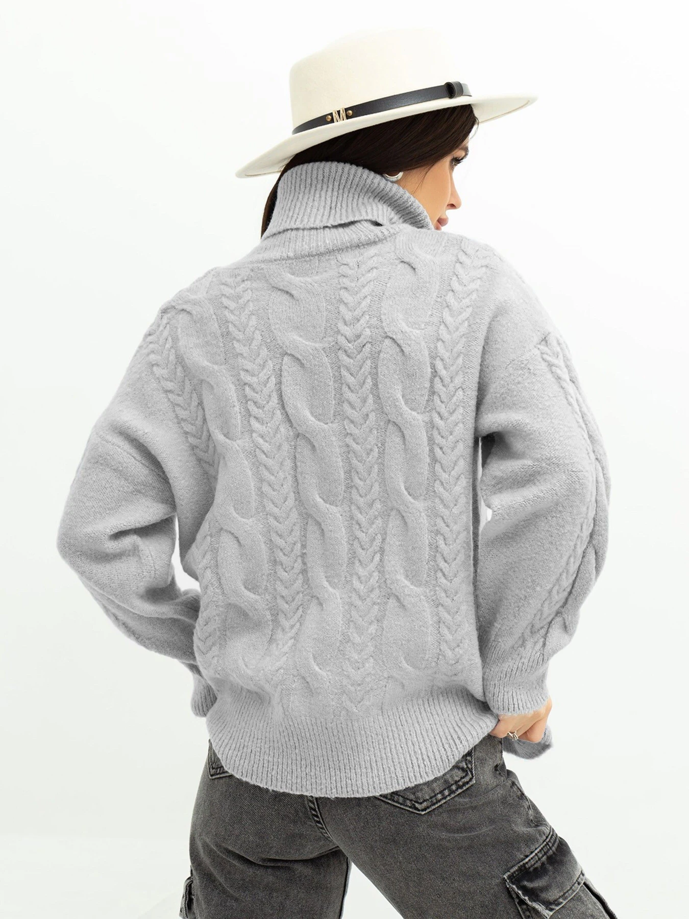 Свитры и кардиганы ISSA Plus модель WN20-379_grey Фото