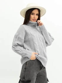 Свитры и кардиганы ISSA Plus модель WN20-379_grey Фото