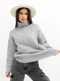 Свитры и кардиганы ISSA Plus модель WN20-379_grey Фото