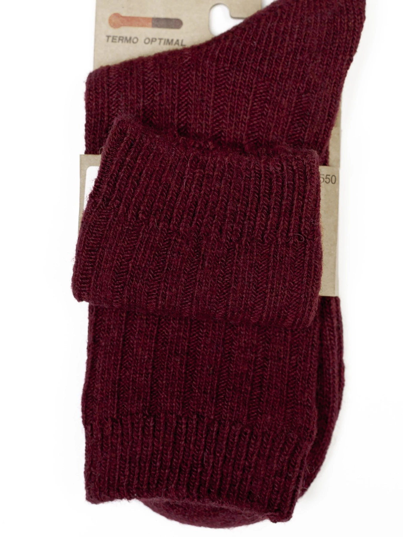 Носки и гольфы ISSA Plus модель NS-159_burgundy Фото
