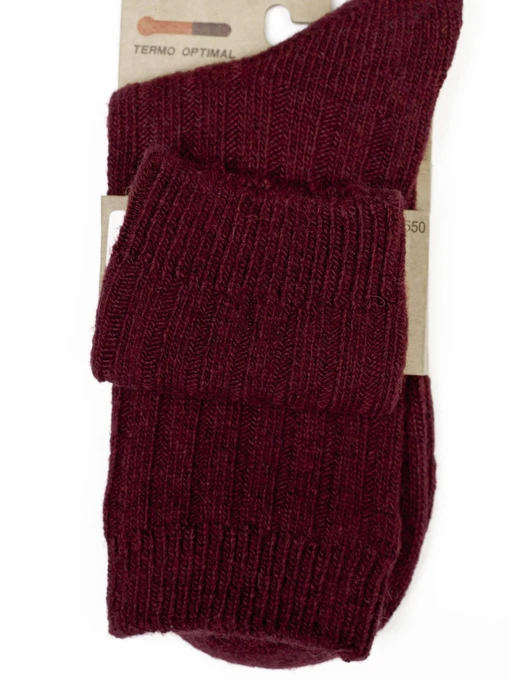 Шкарпетки та гольфи ISSA Plus модель NS-159_burgundy Фото