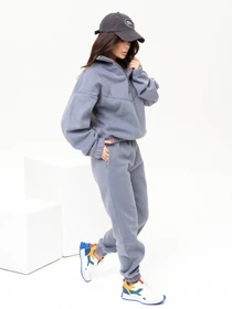 Костюмы ISSA Plus модель 13637_grey Фото
