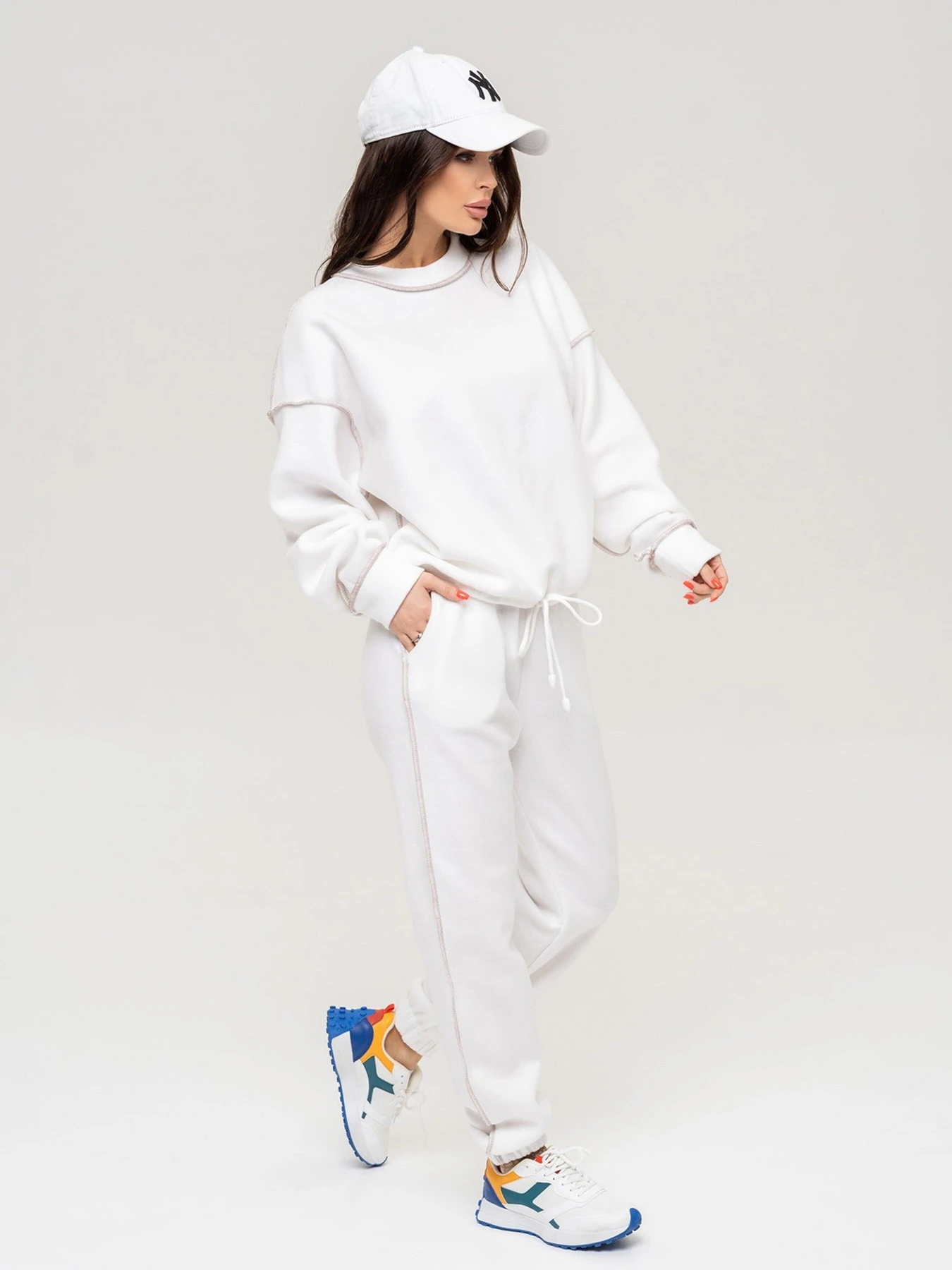 Костюмы ISSA Plus модель 13638_white Фото
