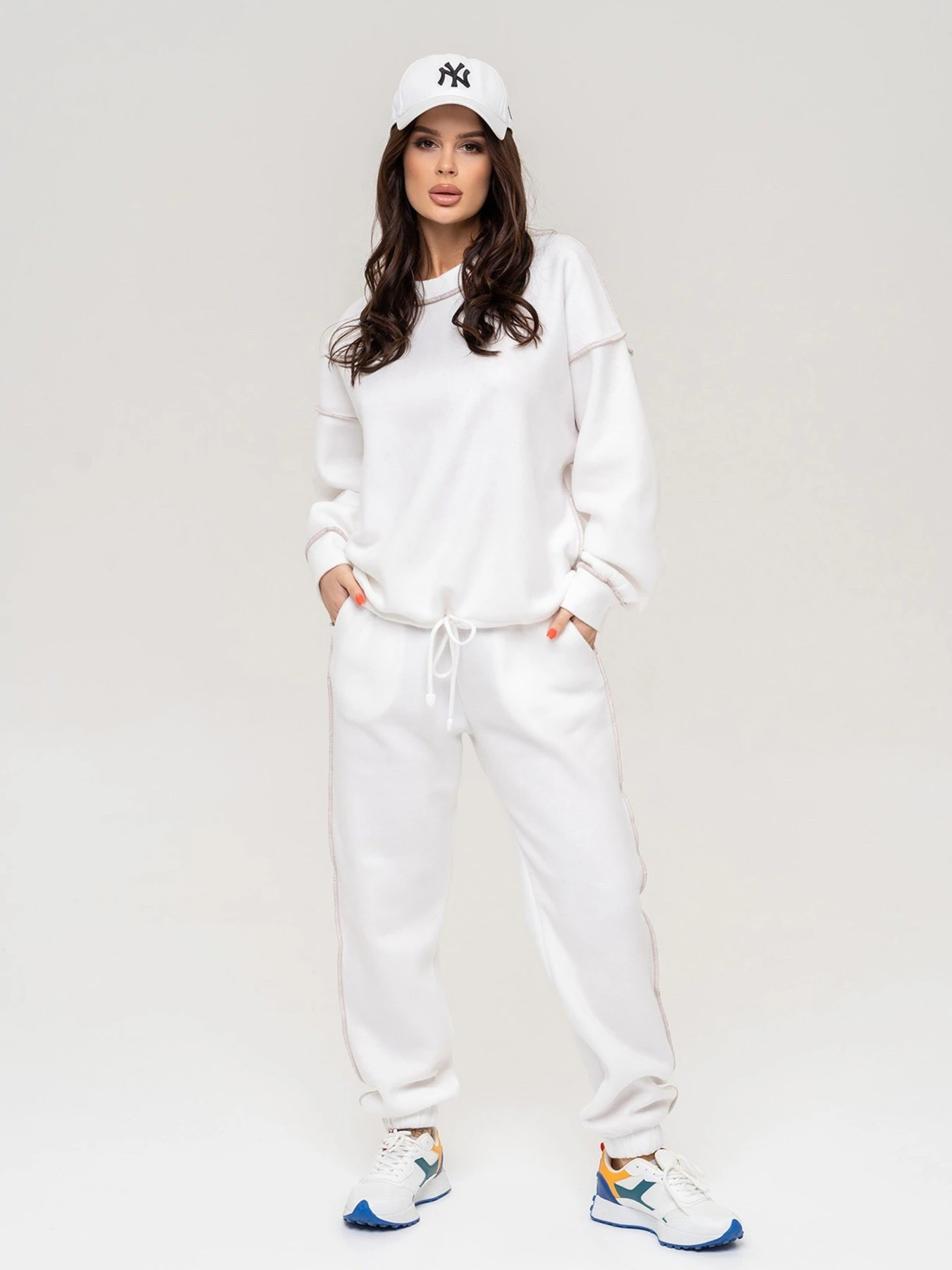 Костюмы ISSA Plus модель 13638_white Фото
