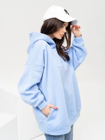 Худі та світшоти ISSA Plus модель 13639_blue Фото