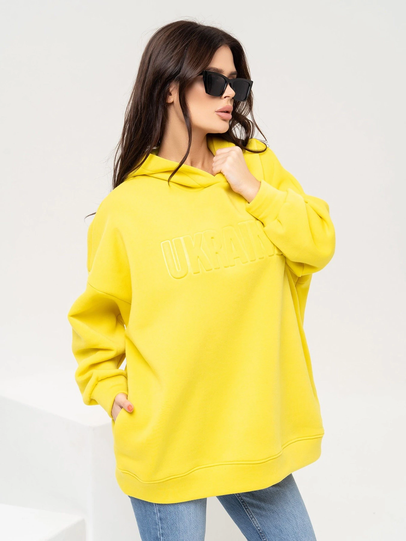 Худі та світшоти ISSA Plus модель 13639_yellow Фото