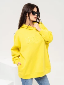 Худі та світшоти ISSA Plus модель 13639_yellow Фото