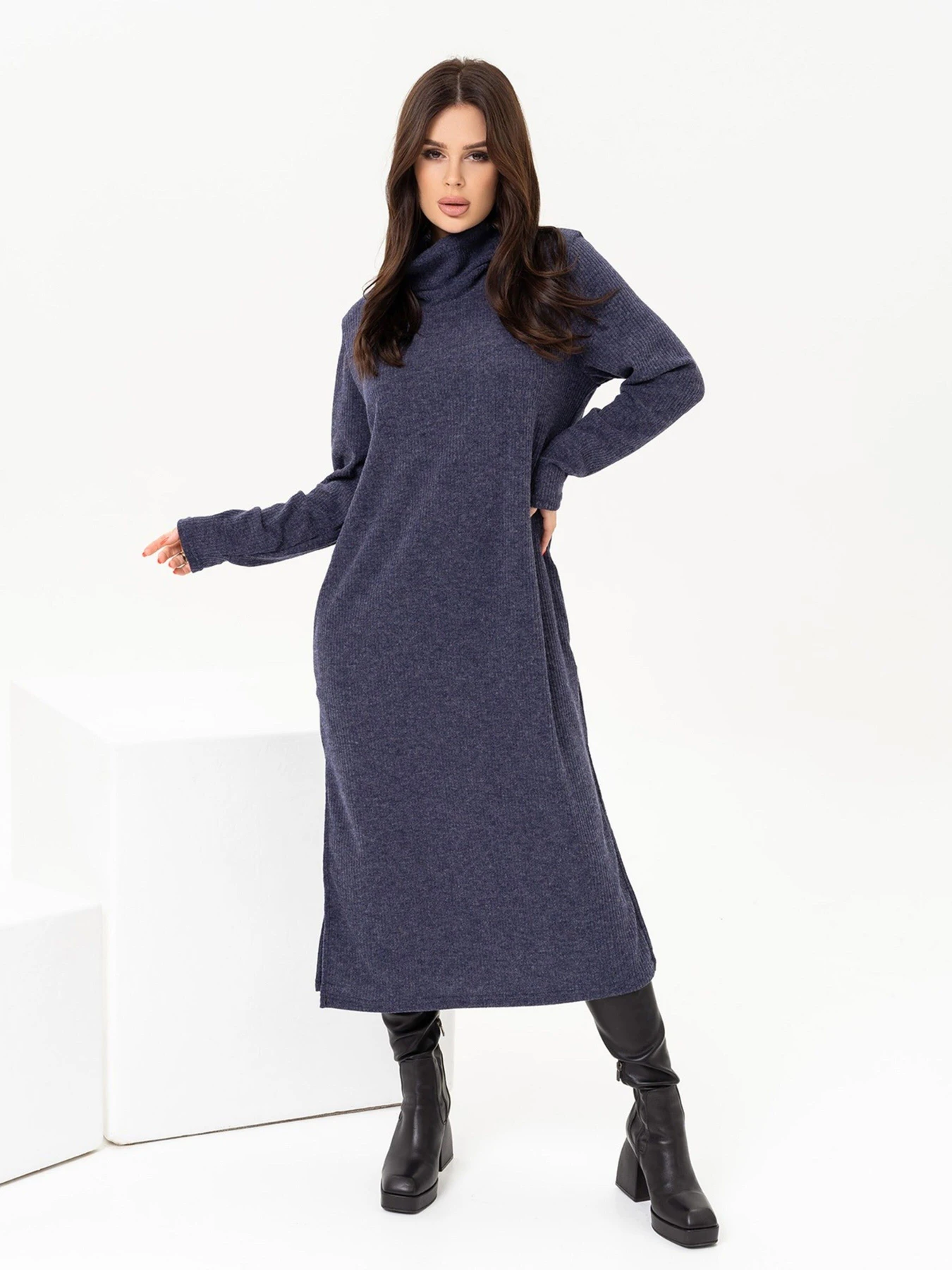 Сукні ISSA Plus модель 13644_blue Фото