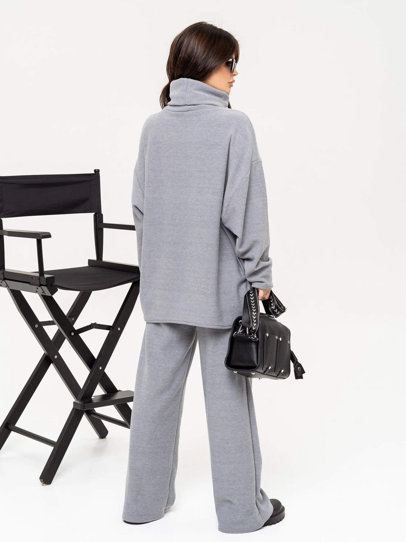 Костюмы ISSA Plus модель 13645_grey Костюмы ISSA Plus модель 13645_grey Фото