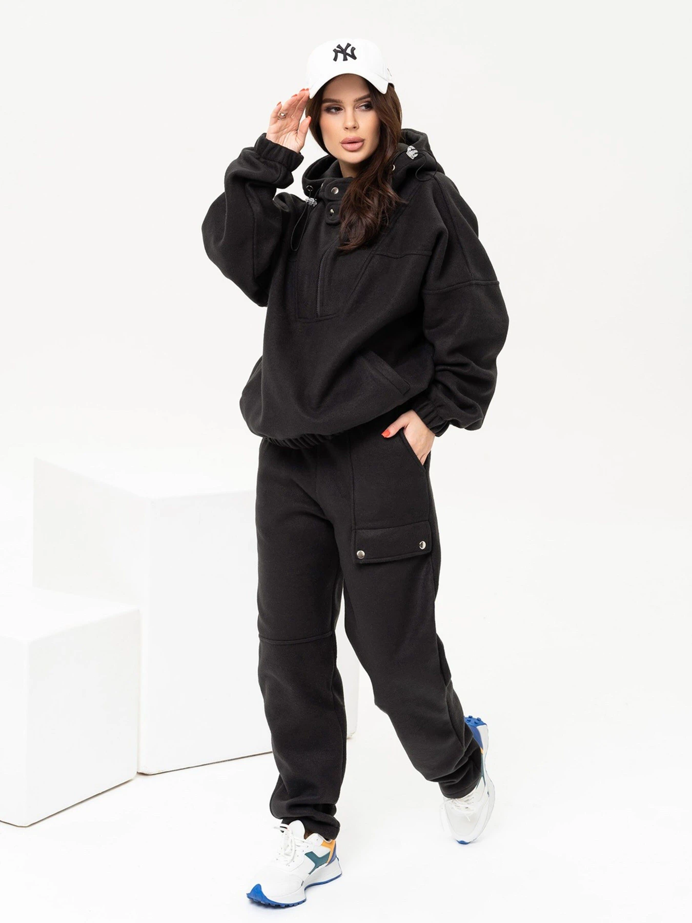 Костюмы ISSA Plus модель 13648_black Фото