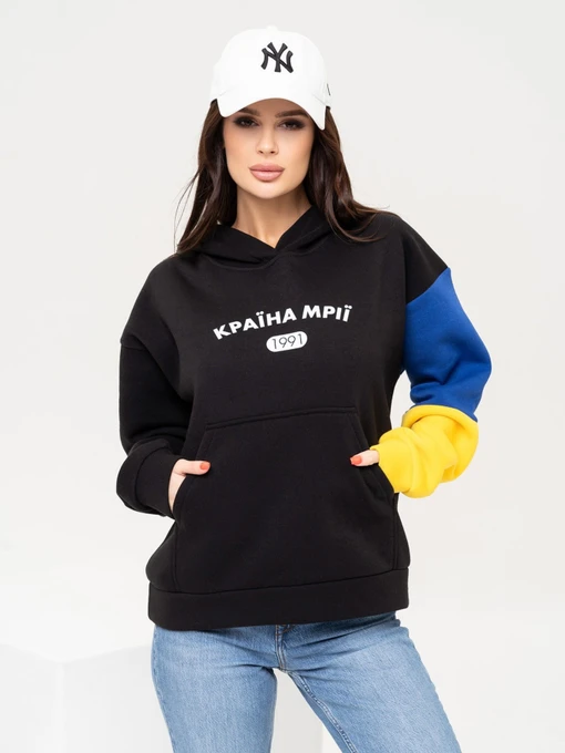 Худи и свитшоты ISSA Plus модель 13649_black Фото