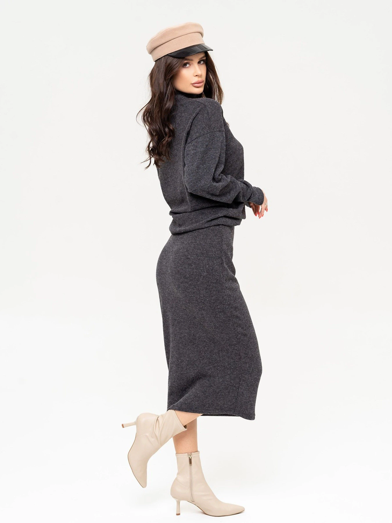Костюми ISSA Plus модель 13651_darkblue Фото