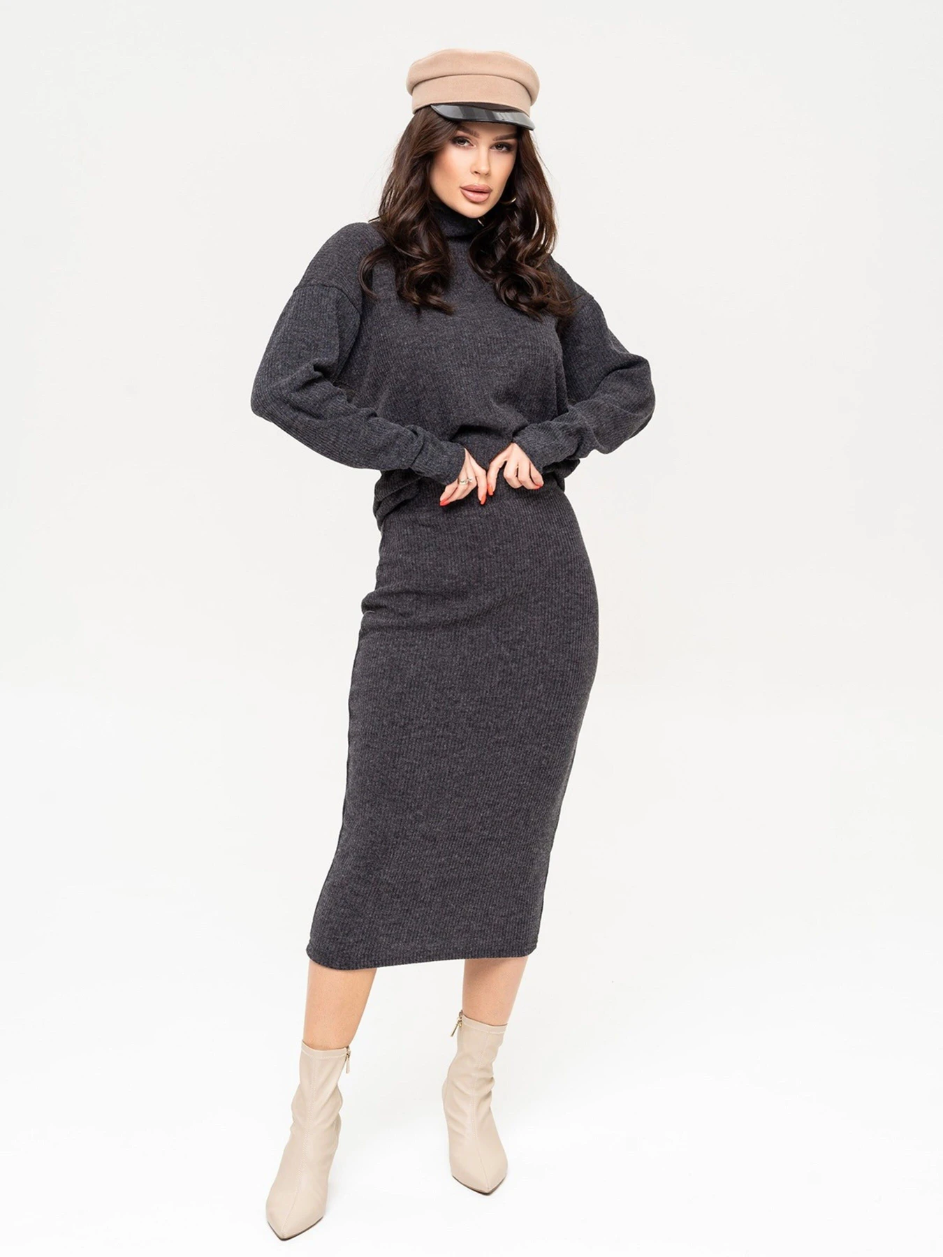 Костюми ISSA Plus модель 13651_darkblue Фото