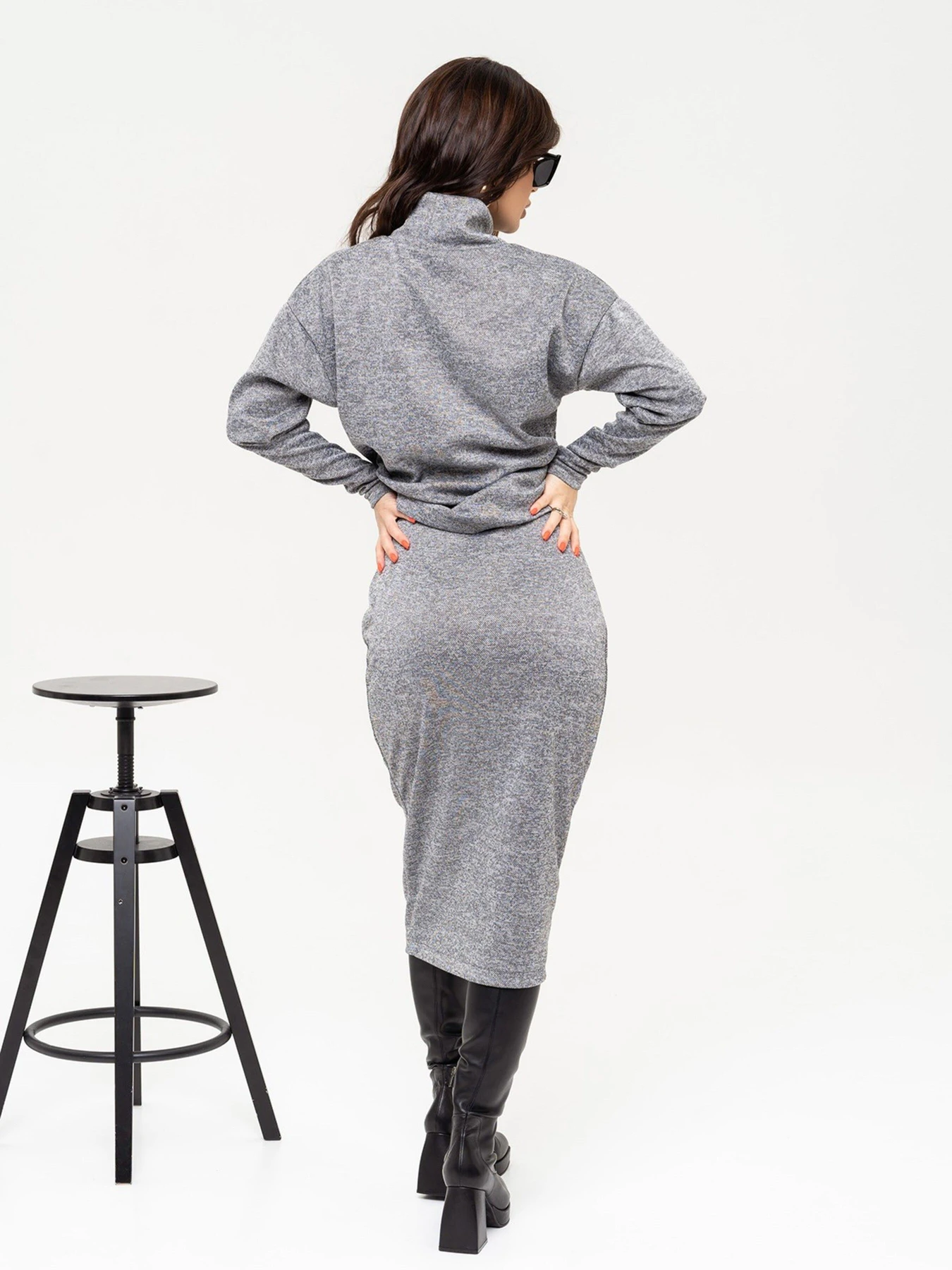 Костюми ISSA Plus модель 13652_grey Фото